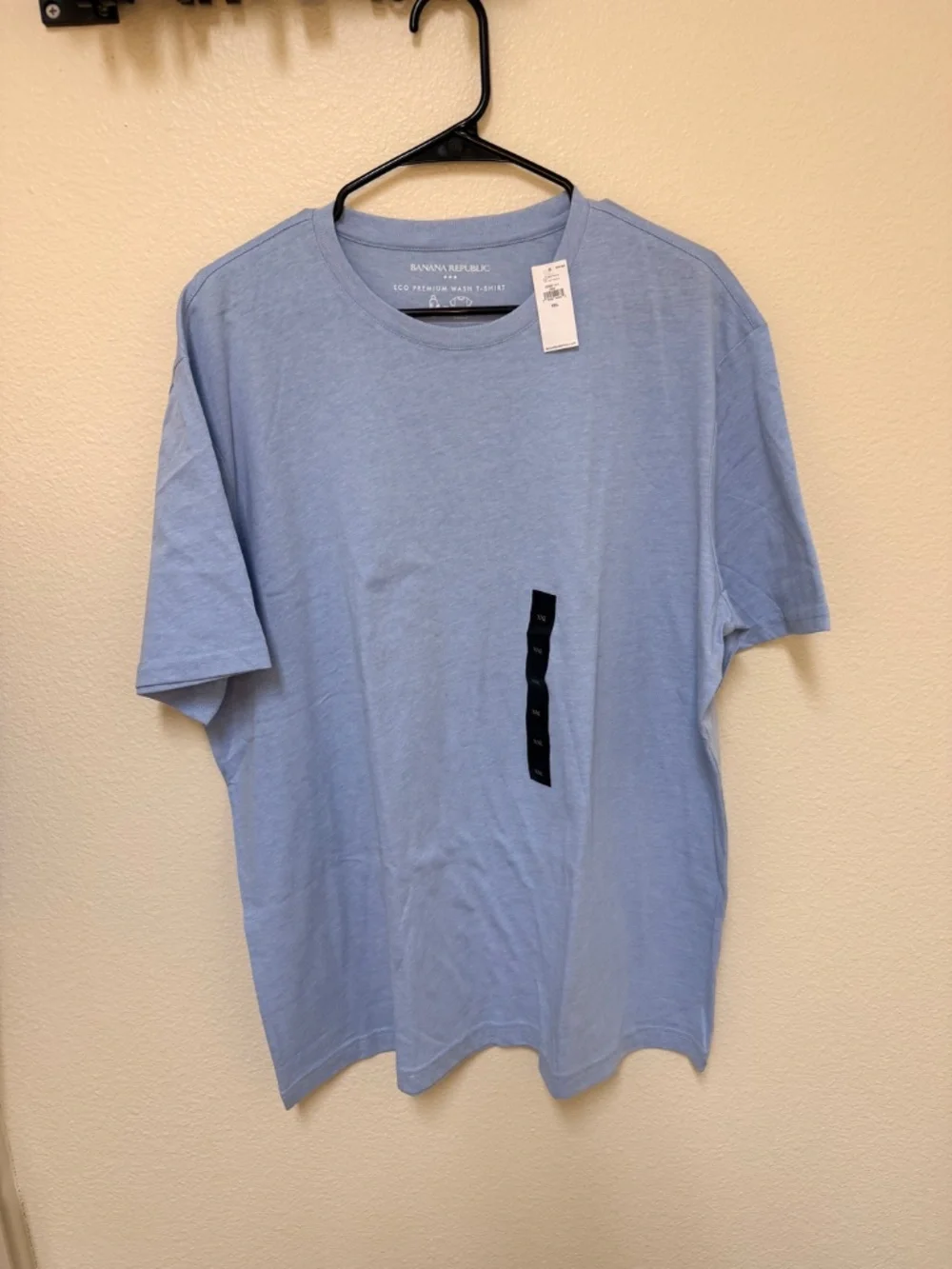 Banana Republic T-Shirt‎ Mens XXL Gray Eco Premium Wash Crew Neck Short Sleeve